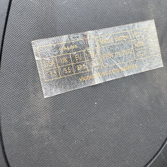 Vionic Braided Cross Strap Slides Kalina Black size 7.5 - Picture 10 of 15